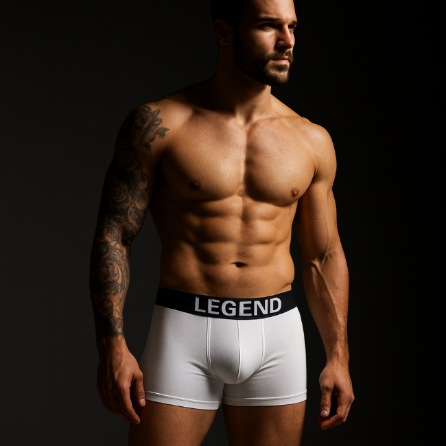 Nudevo® Boxer Shorts 3-Pack "Legend" – White