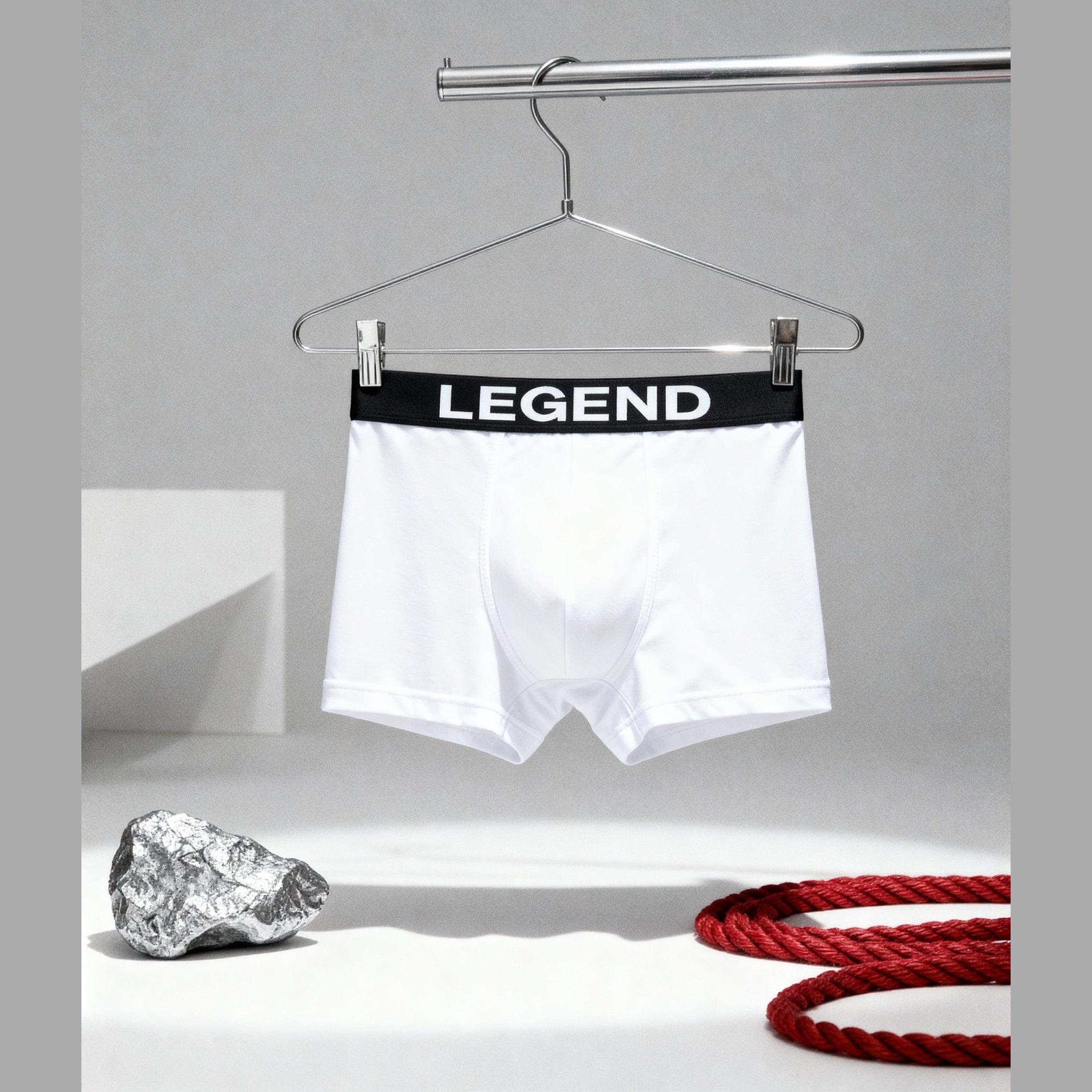 Nudevo® Boxer Shorts 3-Pack "Legend" – White