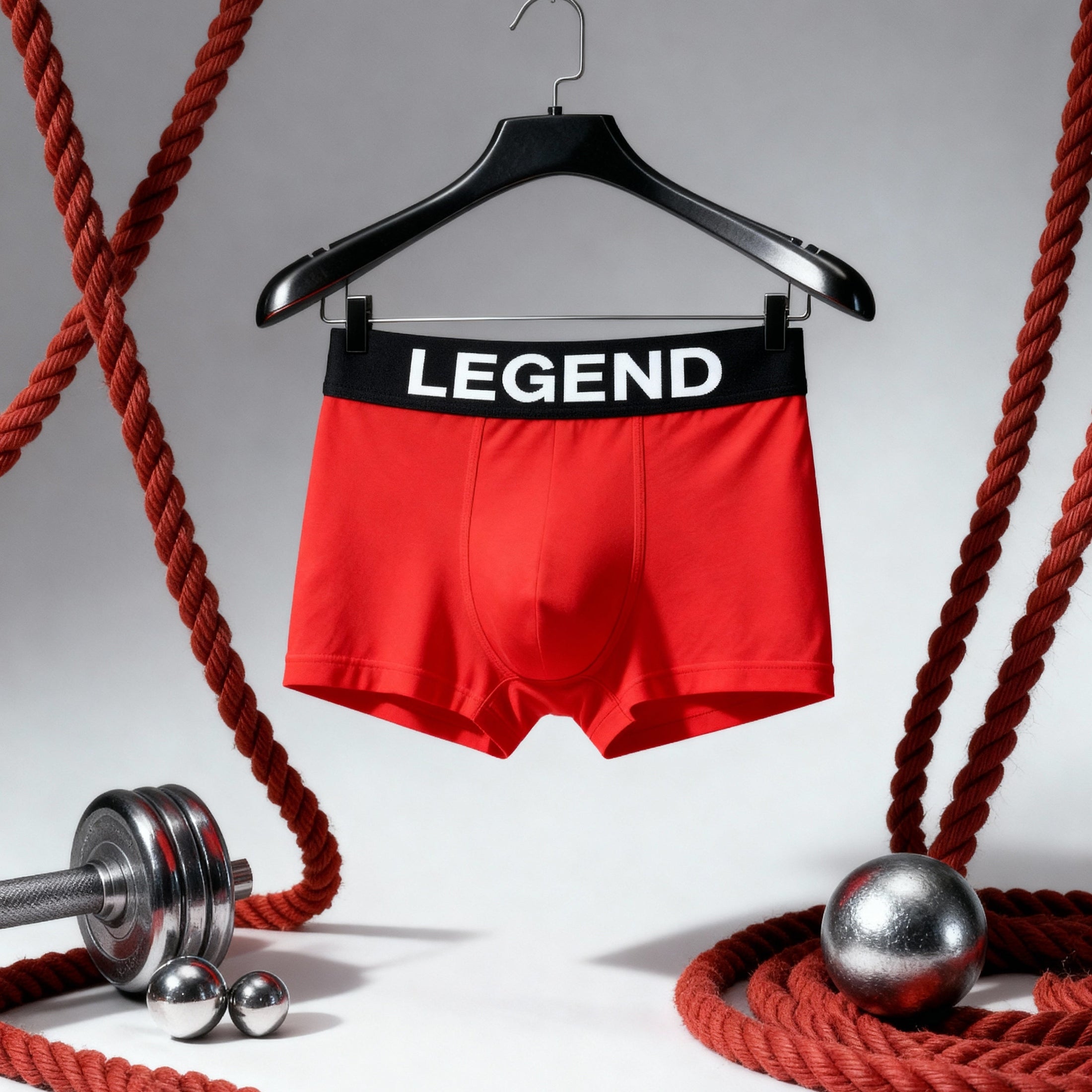 Nudevo® Boxer Shorts 3-Pack "Legend" – Red