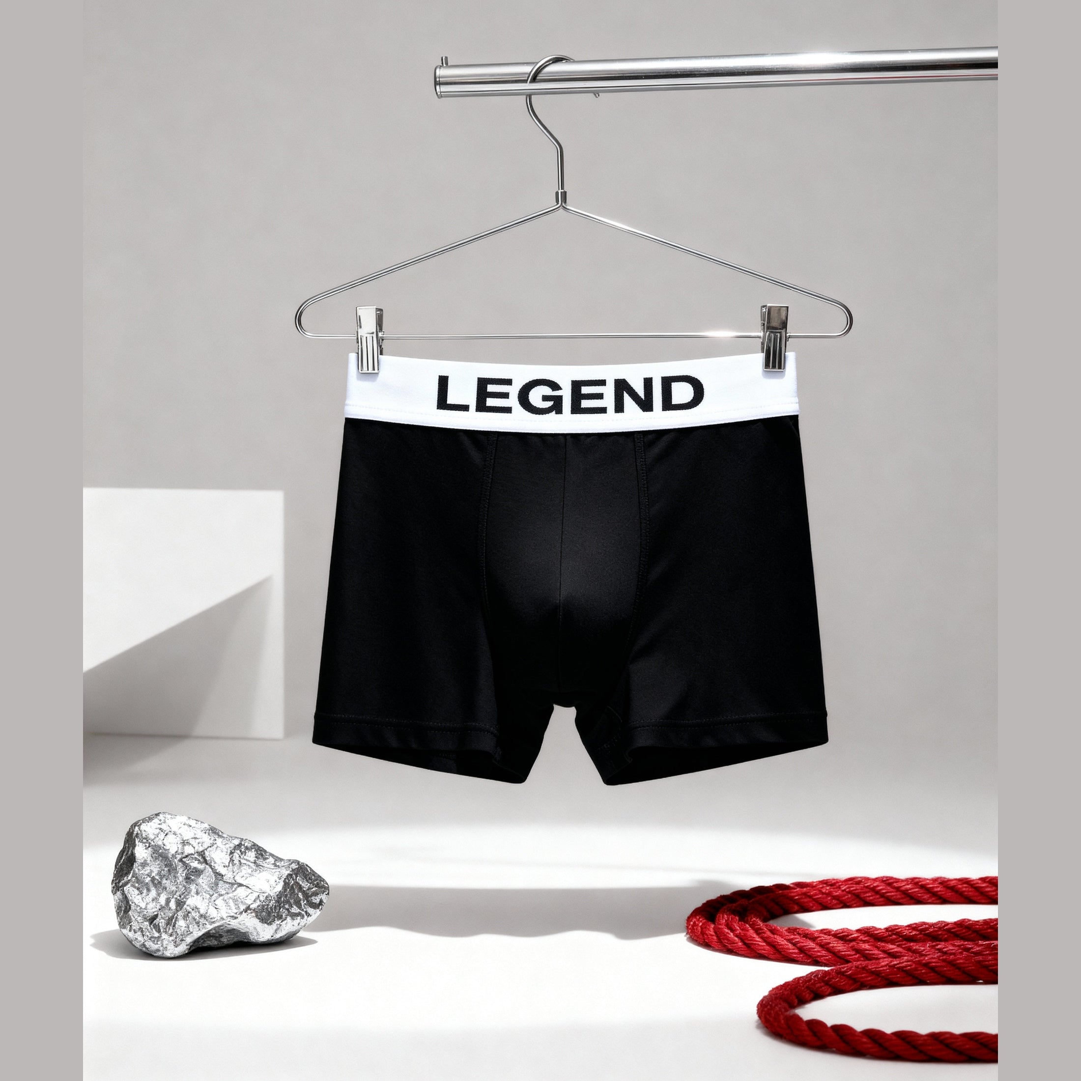 Nudevo® Boxer Shorts 3-Pack "Legend" – Black